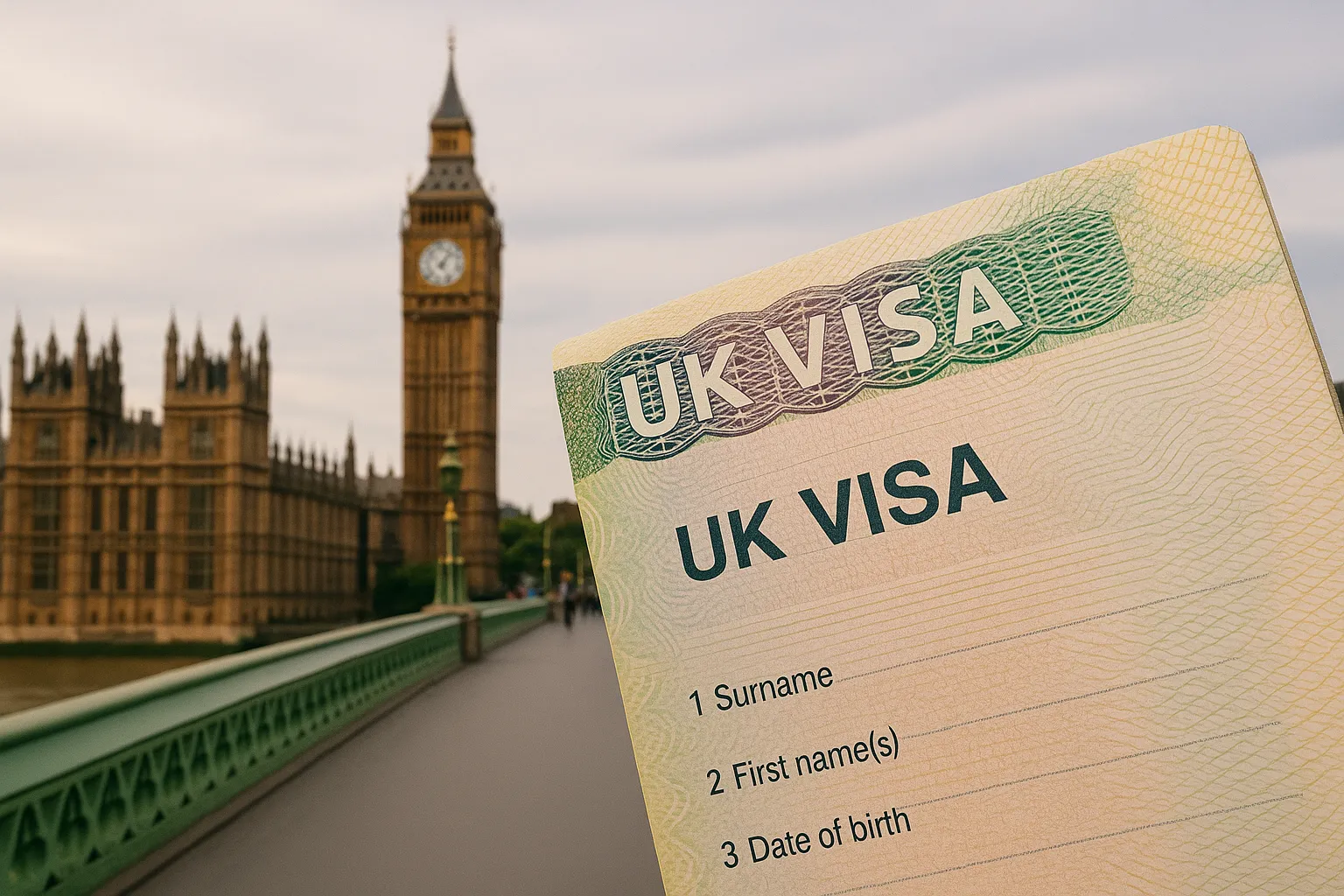 دریافت ویزای انگلیس